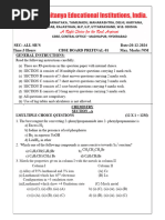 Cbse All Sr's Board Prefinal-1 Chemistry Qp 20-12-2024