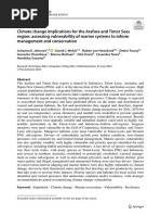 Climate change implications for the Arafura and Timor Seas