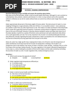 Periodic 2 - Revision Worksheet - Answer Key