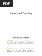 cohesion & coupling