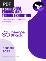 Terraform Errors and Troubleshooting