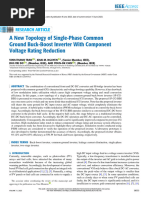 A New Topology of Single-Phase Common Ground Buck-Boost Inverter