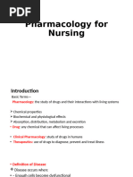 Pharmacology for Nursing