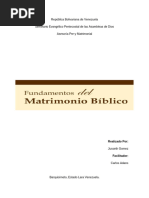 Fundamentos Biblicos en El Matrimonio