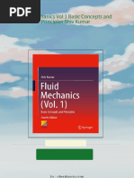 Fluid Mechanics Vol 1 Basic Concepts and Principles Shiv Kumar 2024 scribd download