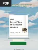 Full download The Seven Pillars Of Statistical Wisdom 1st Edition Stephen M. Stigler pdf docx