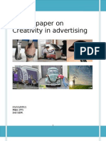 Creativity in Advertising Term Paper