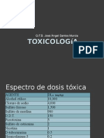 TOXICOLOGíA Riesgo y Seguridad