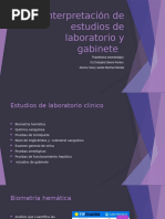 Interpretación de Estudios de Laboratorio y Gabinete