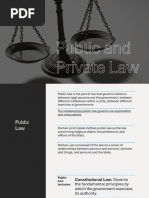 1. Public and Private Law