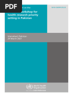 Priority Areas for Research in Pakistan. WHOEMRPC052E-eng