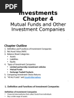 11 Invest Ch 04 MFunds ETFs and Invest Cos