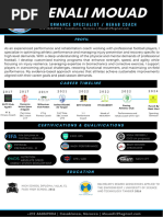 Mouad Benali Football Cv 2024