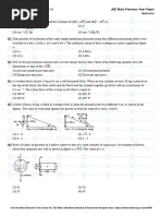 JEE Main 2024 (05 Apr Shift 1) Previous Year Paper with Answer Keys - MathonGo