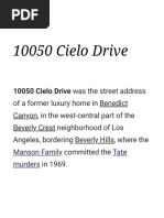 10050 Cielo Drive - Wikipedia