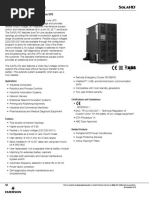 UPS 6KVA EMERSON  Menual