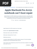 Apple Macbook Pro A2251 Notebook Can't Boot Repair - ChinaFix