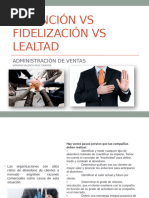 Retención vs Fidelización vs Lealtad