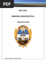 Memoria descriptiva Celaya