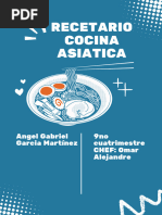 Recetario asiática 