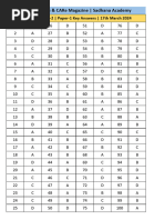 SS KAS Model Test 2 - Paper 1 - Key Answers