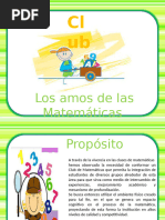 ☆ Club de matemáticas