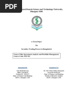 1803167 - Md. Belal Hossain - Securities Trading Process in Bangladesh