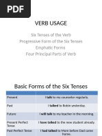 Verb Usage