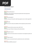 Class VIII Science Chapter 7