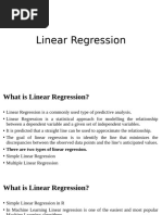 Linear Regression using R