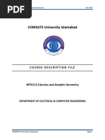 MTH114 Calculus and Analytic Geometry (1)