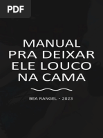 Manual para deixar ele louco na cama