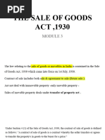 Sale of Goods Act