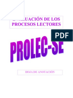 PROLEC SE Hoja Anotaciones