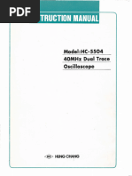 Osciloscopio HC5504 Manual