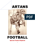 Spartans Special Teams Playbook - 2011