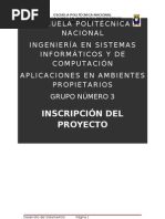 Proyecto para El Desarrollo Del Sistema