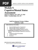 Module 5 Cognitive Mental Assessment