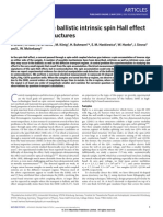 C. Brüne Et Al - Evidence For The Ballistic Intrinsic Spin Hall Effect in HgTe Nanostructures