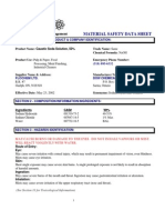 MSDS Caustic Soda