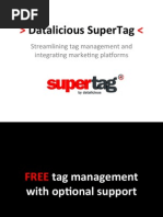 Datalicious SuperTag: Container Tag For Smart Tag Management