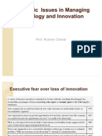 Strategic Issues in Managing Technology &amp Innovation