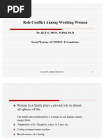 Role Conflict Among Working Women