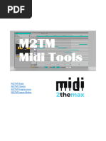 M2TM Midi Tools manual v4.50