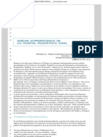 David Simón Lorda - Análisis Antropológico de Un Hospital Psiquiátrico Rural