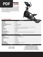 Star Trac 4CT Cross Trainer Product Sheet