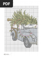 Morris Minor Xmas Cross Stitch Pattern