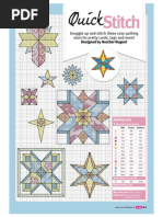 Quilt Stars Cross Stitch Pattern