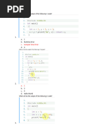 Pseudocode Test 2 Cram Up