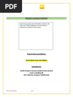 Project closeout report template